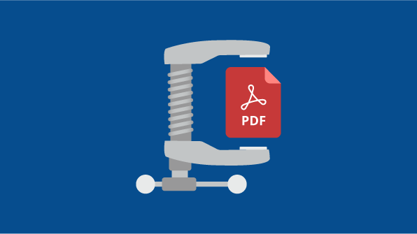 Comprimere file PDF grande