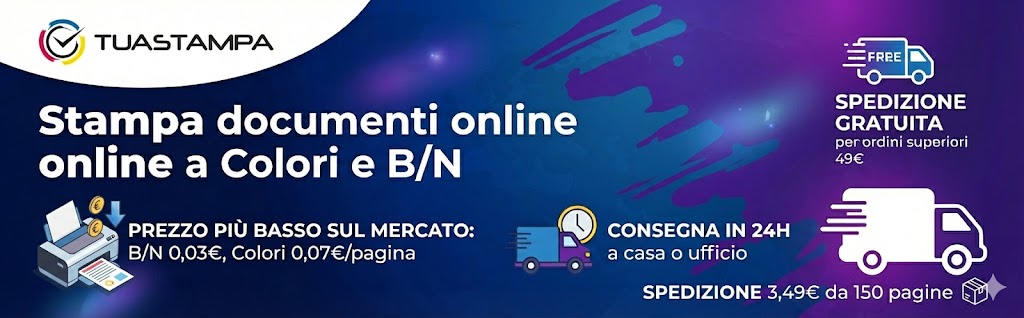 Stampa a color a4 a3 online Fotocopie online